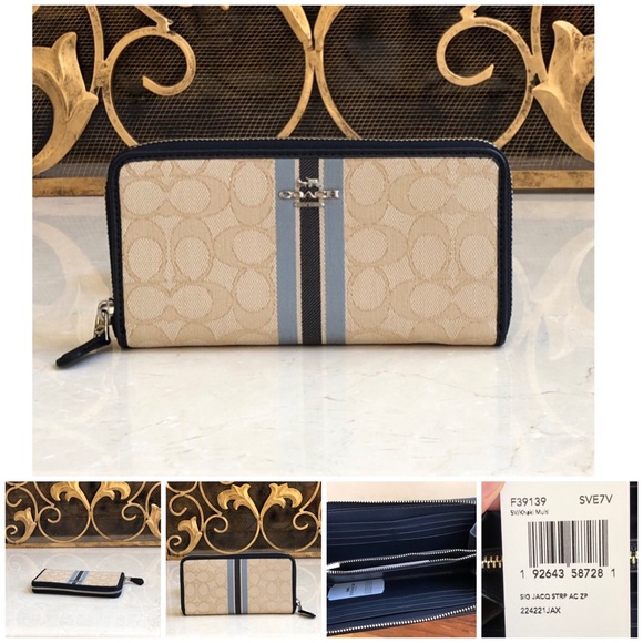 NWT Coach Signature city zip tote&LG wallet - Picture 8 of 8